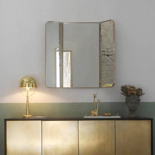 Bijou Retro Style Three panel Vanity Mirror