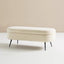 Eleanor Boucle storage Ottoman