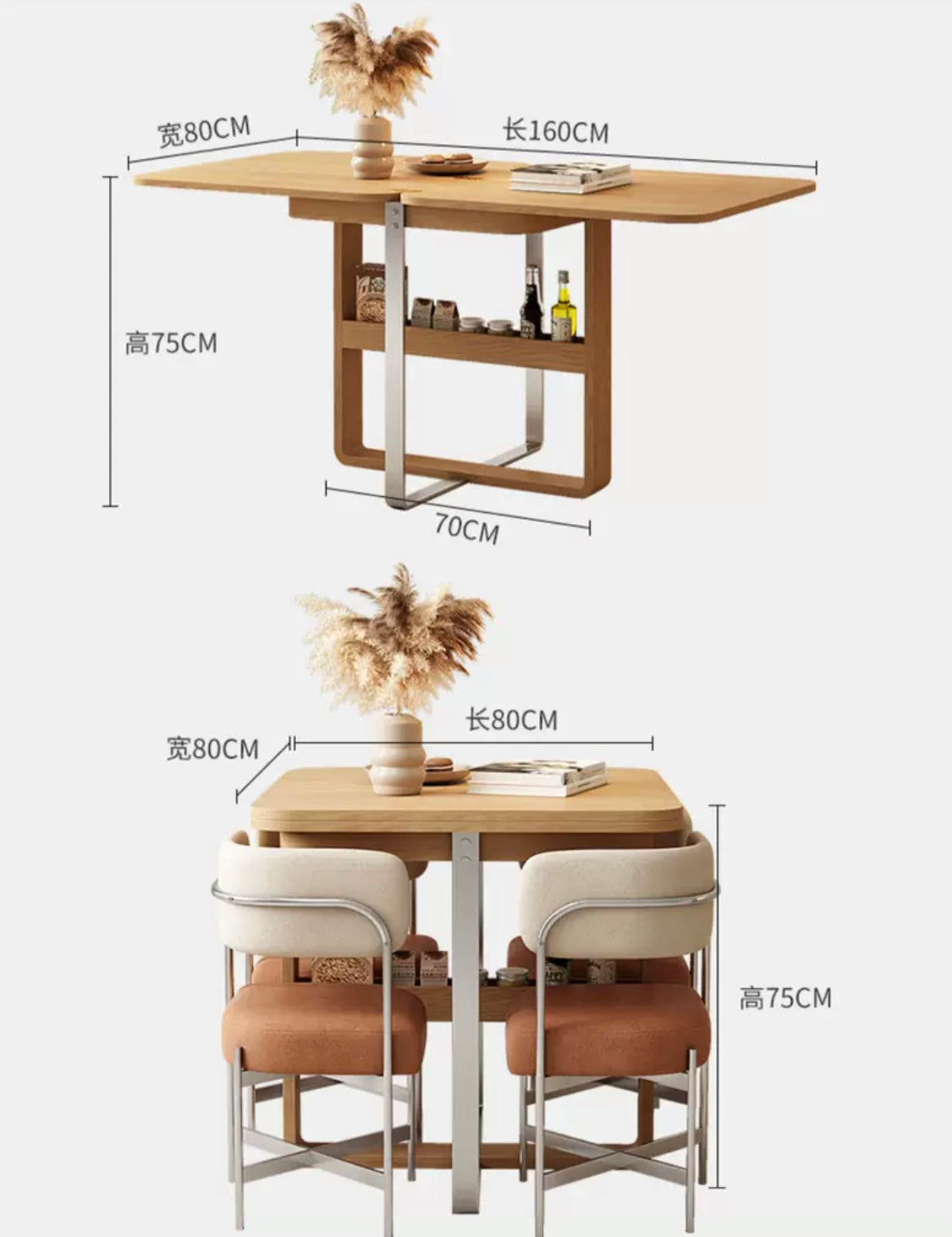 Folding dining online sets