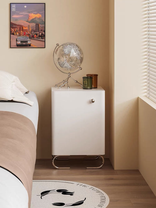 modern designer bedside table living room bedroom light luxury bedside cabinet multi-functional storage cabinet