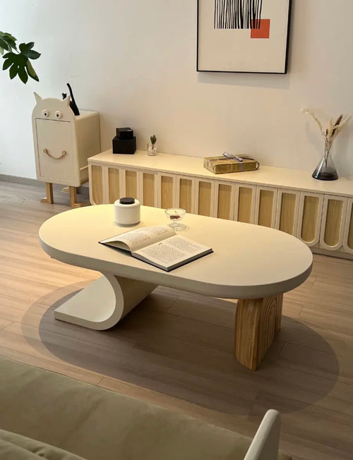 Scando Table Large Bent Wood Coffee Table Simple Modern Creative