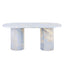 Sky Blue marble dining table