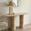 Travertine Console Table Natural Stone