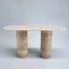 Travertine Console Table Natural Stone