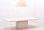 Travertine dining table by Willy Rizzo