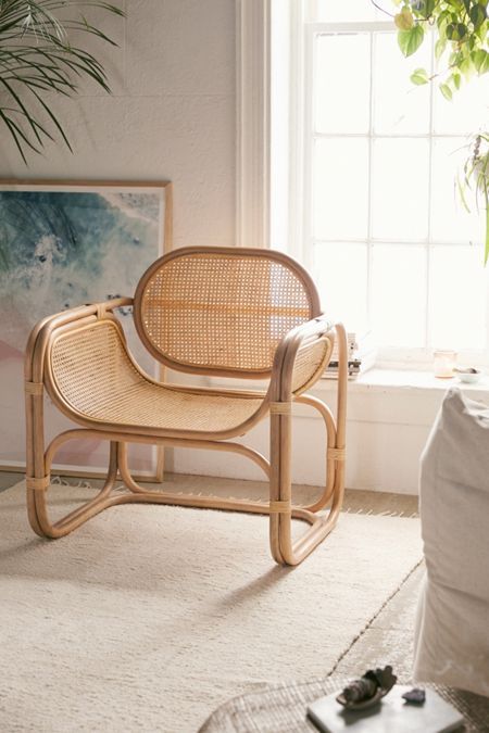 Samba Rattan & Cane Armchair - Sand