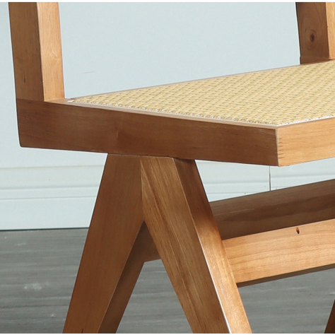 Allyra Armless Rattan Dining Chair - Natural Brown