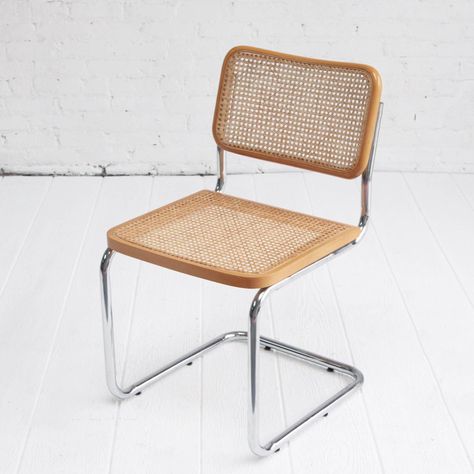 Cesca Rattan/Metal Dining Chair - Natural