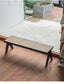 Largo Rattan ottoman bench - Black