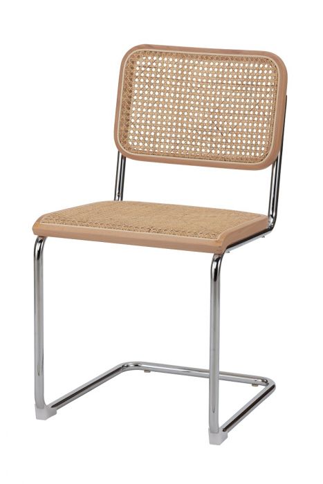 Cesca Rattan/Metal Dining Chair - Natural