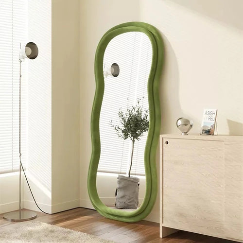 Kalina Wave dressing mirror - Moss Green