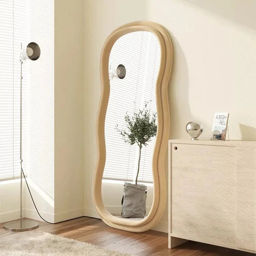 Kalina Wave dressing mirror - Nude Cream