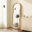 Modern full-length mirror with sturdy plywood frame