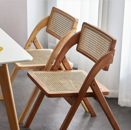 Folding discount chair rattan