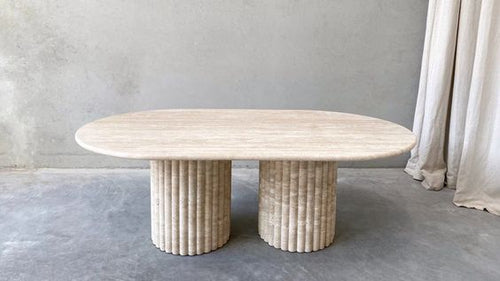 Tullio Natural Oval Dining Table