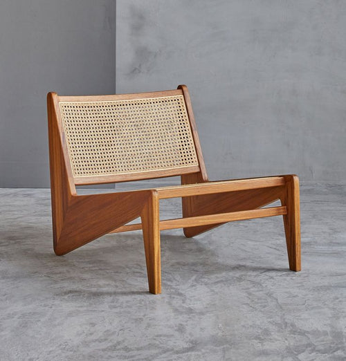 Kangaroo Low chair - Natural Wood