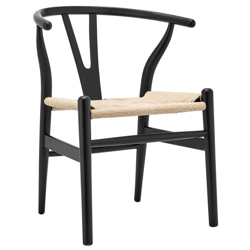 Miro Wishbone Chair - Black