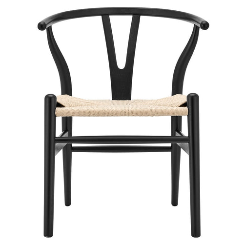 Miro Wishbone Chair - Black