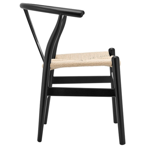 Miro Wishbone Chair - Black