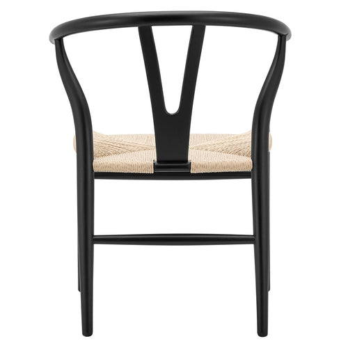 Miro Wishbone Chair - Black