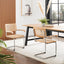 Cesca Rattan/metal Dining Arm Chair - Light Sand