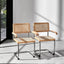 Cesca Rattan/metal Dining Arm Chair - Light Sand