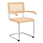 Cesca Rattan/metal Dining Arm Chair - Light Sand