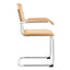 Cesca Rattan/metal Dining Arm Chair - Light Sand