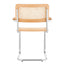 Cesca Rattan/metal Dining Arm Chair - Light Sand