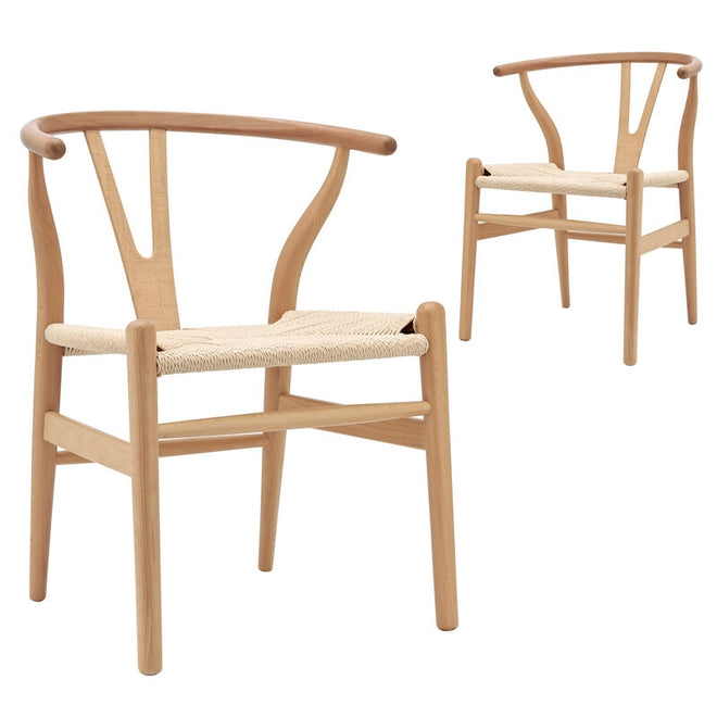 Miro Wishbone Chair - Sand