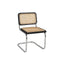 Cesca Rattan/Metal Dining Chair - Black